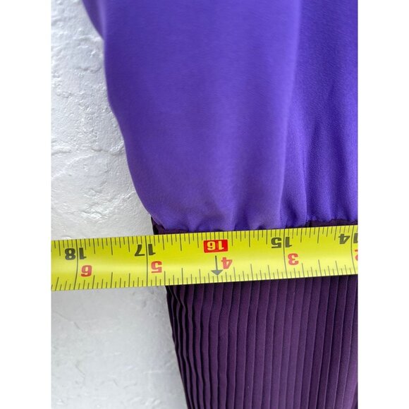 Eloquii Womens Pullover Sleeveless Pleated Dress Multicolor Sz 16W - Picture 5 of 9